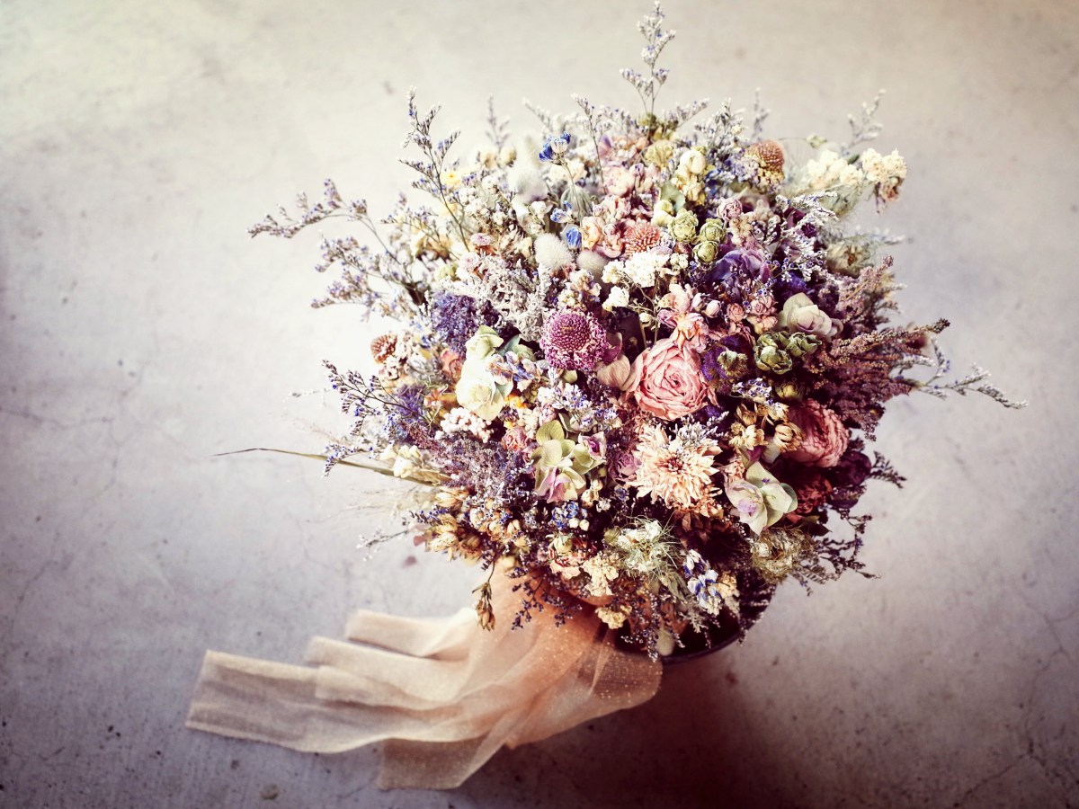 はながらウエディングブーケの注文について